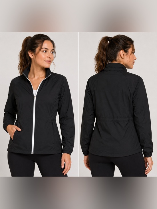 Walter Hagen Jackets & Blazers - Walter Hagen Performance Waterproof Rain Jacket Black XS NWT